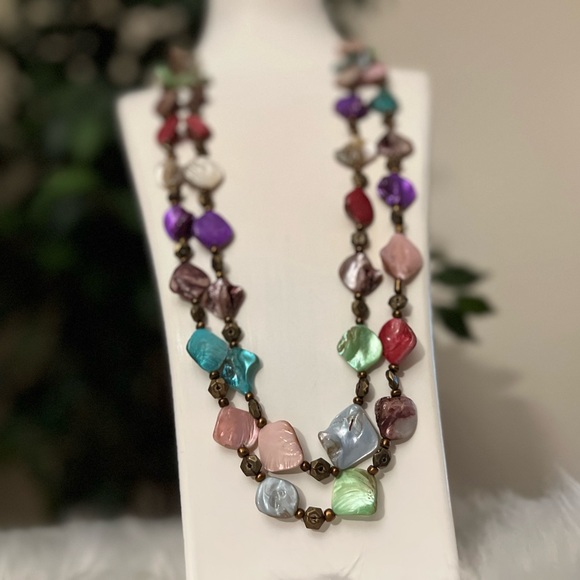 ✔️Coldwater Creek Long Multicolor Necklace - Picture 3 of 4